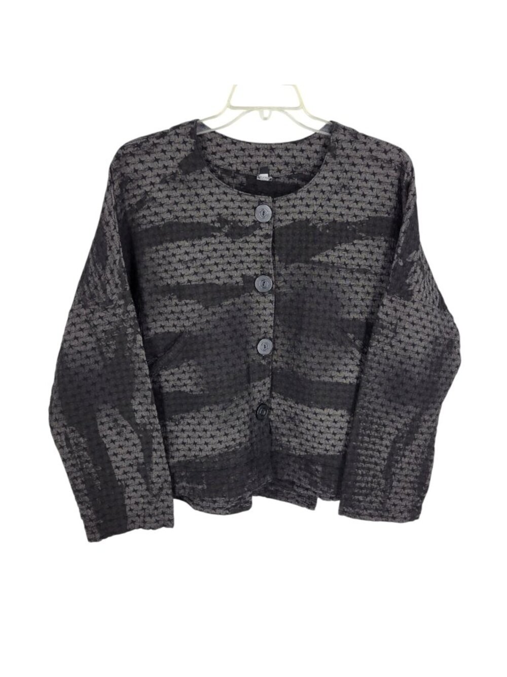 Dress To Kill One Size Oversized Jacket Lagenlook Art to Wear Avant Garde Goth